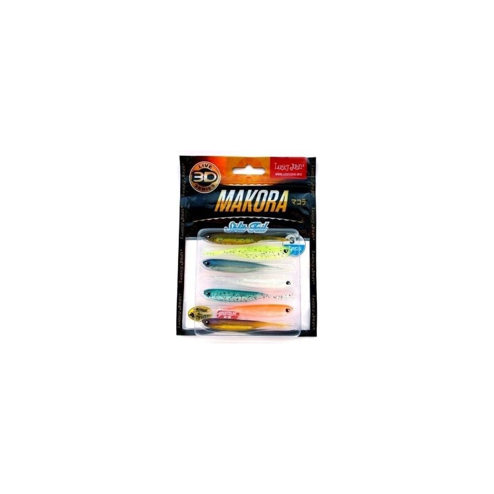 Esche Morbide Lucky John 3D Makora – Testine Piombate E Paddle Tail Per Pesca - Foto 2