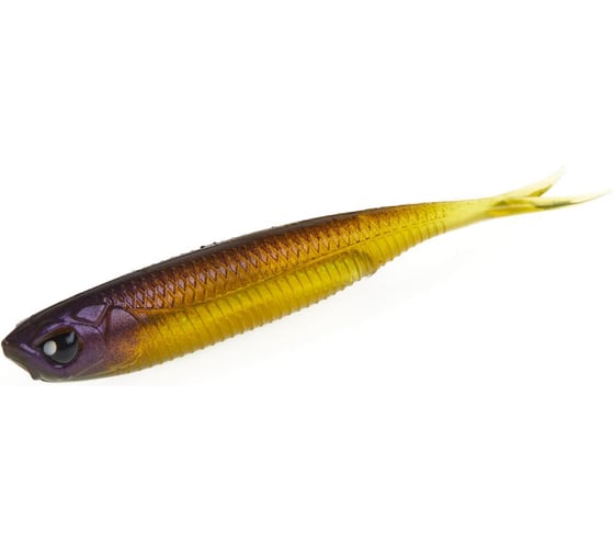 Виброхвосты LUCKY JOHN LJ 3D Series MAKORA SPLIT TAIL 2.5in, цвет 004, 7шт. 140407-004