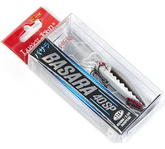 Воблер-суспендер LUCKY JOHN LJ Pro Series BASARA SP 04.00, цвет 110 BA40SP-110
