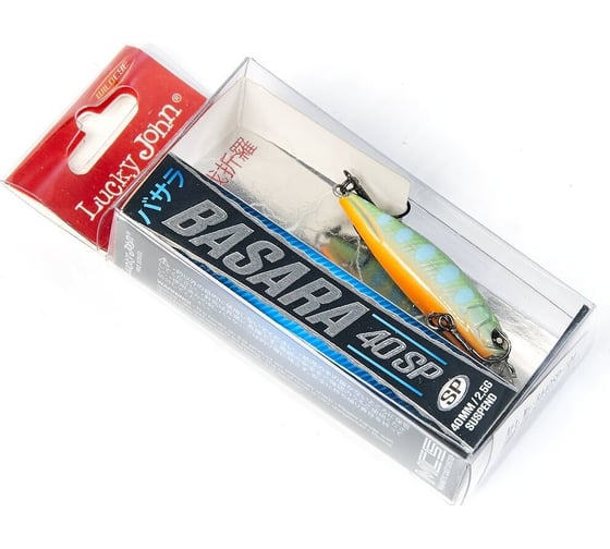 Воблер-суспендер LUCKY JOHN LJ Pro Series BASARA SP 04.00, цвет 104 BA40SP-104