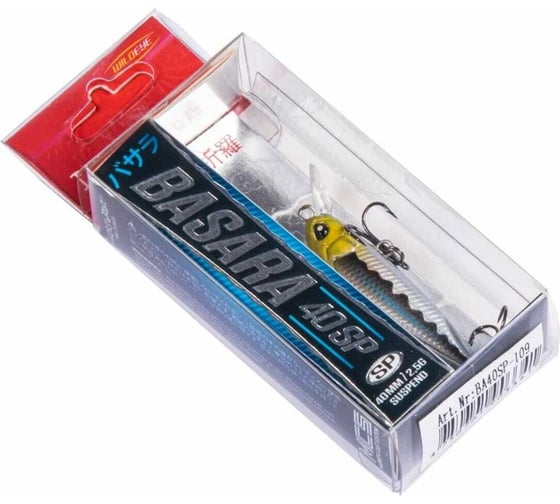 Воблер-суспендер LUCKY JOHN LJ Pro Series BASARA SP 04.00, цвет 109 BA40SP-109