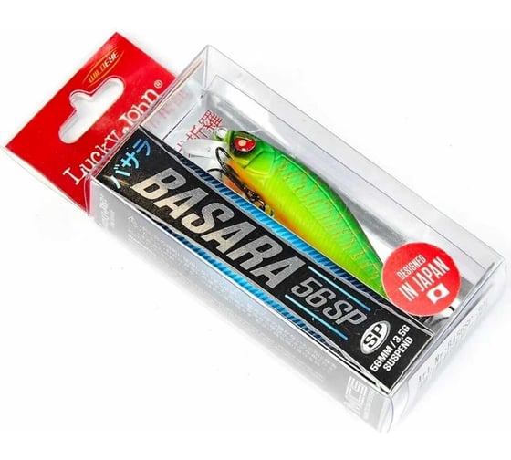 Воблер-суспендер LUCKY JOHN LJ Pro Series BASARA SP 05.60, цвет 301 BA56SP-301