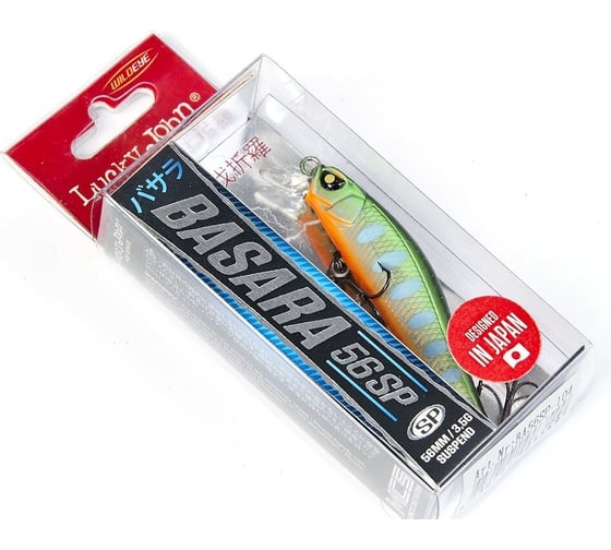 Воблер суспендер LUCKY JOHN LJ Pro Series BASARA SP 05.60, цвет 104 BA56SP-104