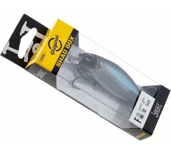 Плавающий воблер LUCKY JOHN LJ Original SHAD-X F 08.00, цвет 001 LJO0308F-001