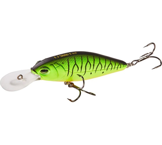 Плавающий воблер LUCKY JOHN LJ Original SHAD-X F 08.00, цвет 008 LJO0308F-008