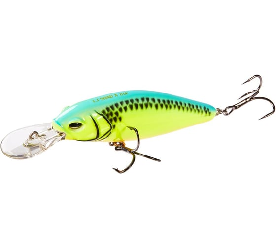 Плавающий воблер LUCKY JOHN LJ Original SHAD-XDR F 08.00, цвет 012 LJO0308FDR-012