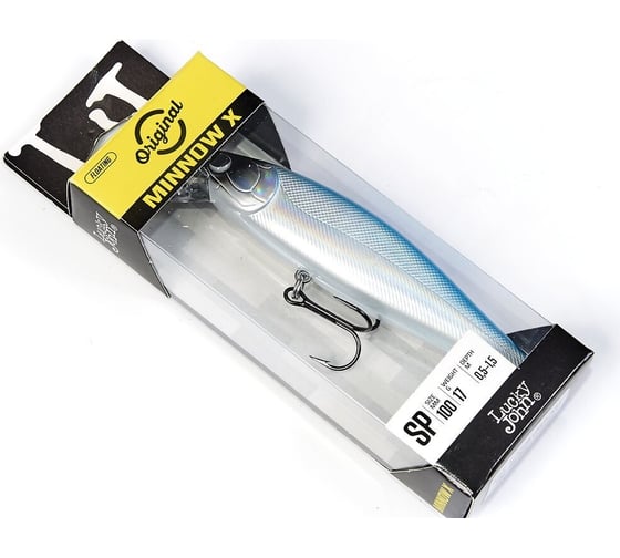 Воблер суспендер LUCKY JOHN LJ Original MINNOW X 10.00, цвет A67 LJO0810SP-A67
