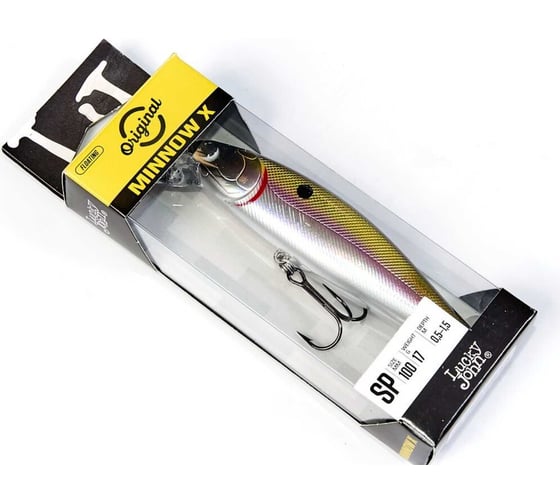 Воблер-суспендер LUCKY JOHN LJ Original MINNOW X 10.00, цвет A03 LJO0810SP-A03