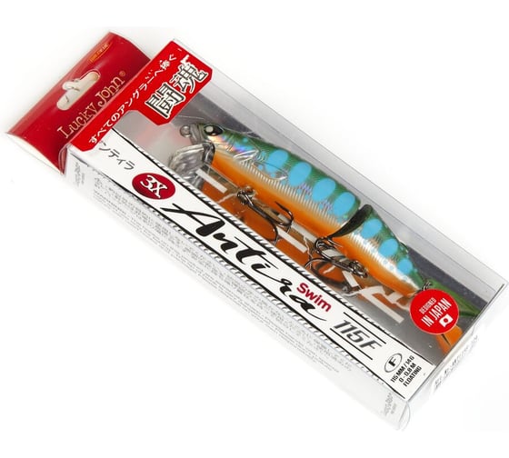 Плавающий воблер LUCKY JOHN LJ Pro Series ANTIRA SWIM F 11.50/104 ANT115F-104
