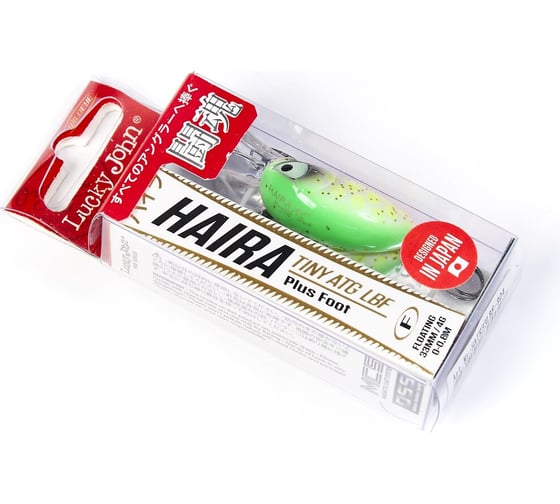 Плавающий воблер LUCKY JOHN LJ Pro Series HAIRA TINY ATG LBF Plus Foot 03.30/904 HATR33LBF-904
