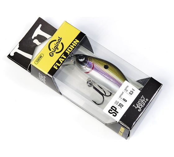 Воблер суспендер LUCKY JOHN LJ Original FLAT JOHN 07.00/A03 LJO0907SP-A03