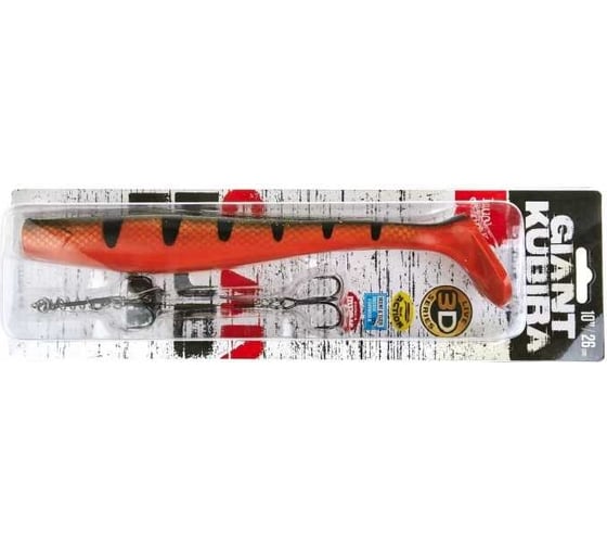 Виброхвосты LUCKY JOHN LJ 3D BBS Series GIANT KUBIRA SWIM SHAD 10,3in, цвет PG22 1шт. 140434-PG22