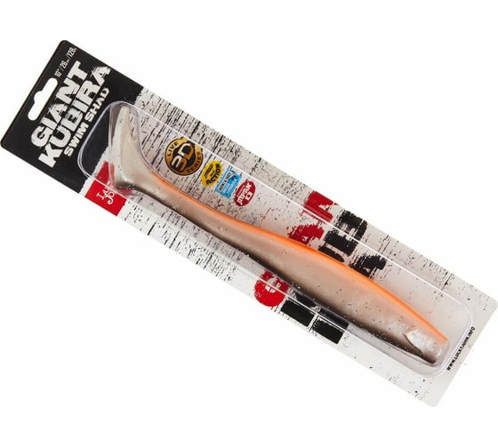 Виброхвосты LUCKY JOHN LJ 3D BBS Series GIANT KUBIRA SWIM SHAD 10,3in, цвет PG18 1шт. 140434-PG18