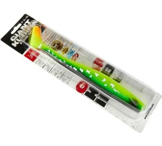 Виброхвосты LUCKY JOHN LJ 3D BBS Series GIANT KUBIRA SWIM SHAD 10,3in, цвет PG26 1шт. 140434-PG26