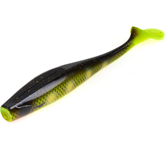 Виброхвосты LUCKY JOHN LJ 3D BBS Series GIANT KUBIRA SWIM SHAD 10,3in, цвет PG21 1шт.+Stinger XL 140434SET-PG21
