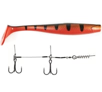 Виброхвосты LUCKY JOHN LJ 3D BBS Series GIANT KUBIRA SWIM SHAD 10,3in, цвет PG22 1шт.+Stinger XL 140434SET-PG22