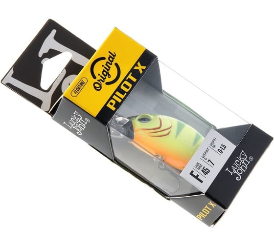 Плавающий воблер LUCKY JOHN LJ Original PILOT-X F 04.50, цвет 009 LJO04045F-009