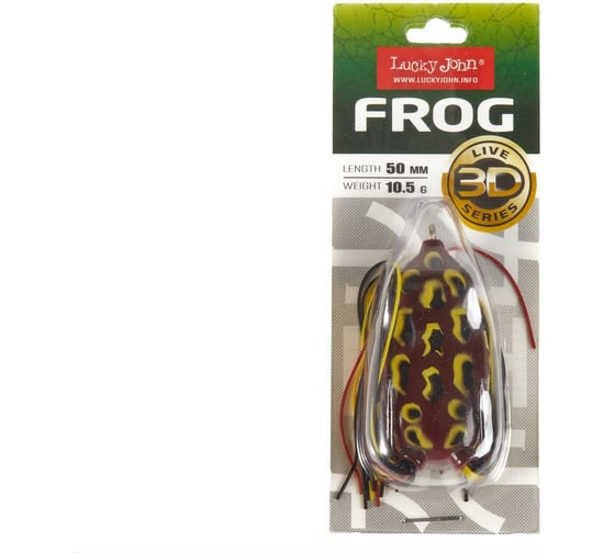 Мягкая приманка LUCKY JOHN LJ 3D Series FROG 2.0in /005 1шт. 140400-005