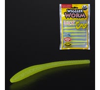 Съедобные искусственные слаги LUCKY JOHN LJ Pro Series WIGGLER WORM 2.3in /101 9шт. 140153-101