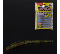 Съедобные искусственные слаги LUCKY JOHN LJ Pro Series WIGGLER WORM 2.3in /PA19 9шт. 140153-PA19