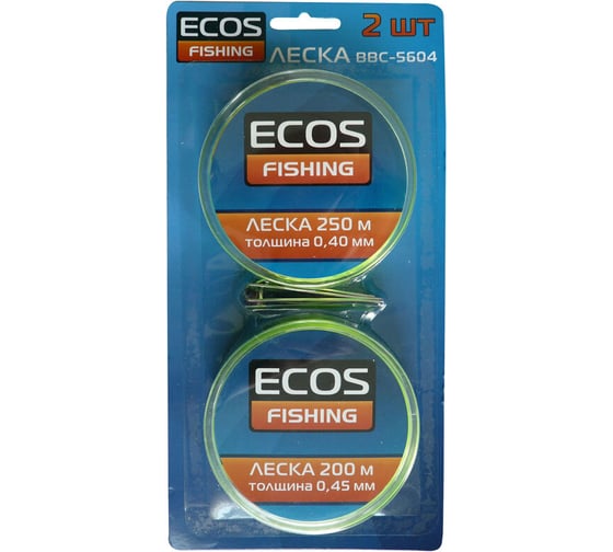Леска Ecos BBC-5604 2 катушки, в блистере 324103 1