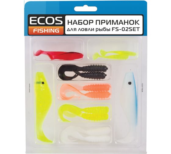 Набор приманок для ловли рыбы Ecos FS-02SET 324002