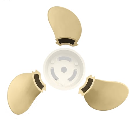 Лопасти для разборного гребного винта GL Marine 5624