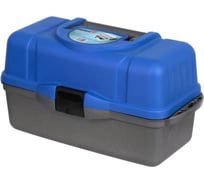 Helios Ящик рыболова трехполочный синий 00000080126