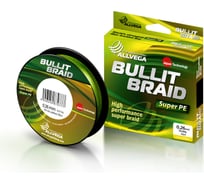 Плетеный шнур ALLVEGA Bullit Braid, 92 м, флуо-желтый, 0.26 мм, 18.6 кг BB92Y26