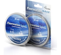 Монофильная леска ALLVEGA Fluorocarbon Hybrid, 30 м, 0.22 мм, 5.95 кг LFH3022