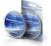 Монофильная леска ALLVEGA Fluorocarbon Hybrid, 30 м, 0.25 мм, 7.31 кг LFH3025