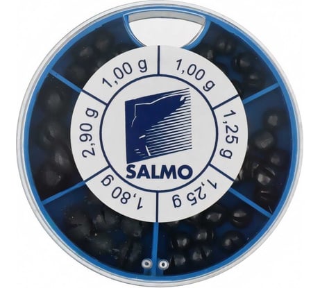 Набор грузил Salmo ДРОБИНКА PL 6 секций, крупные 120г, 1007-KP120