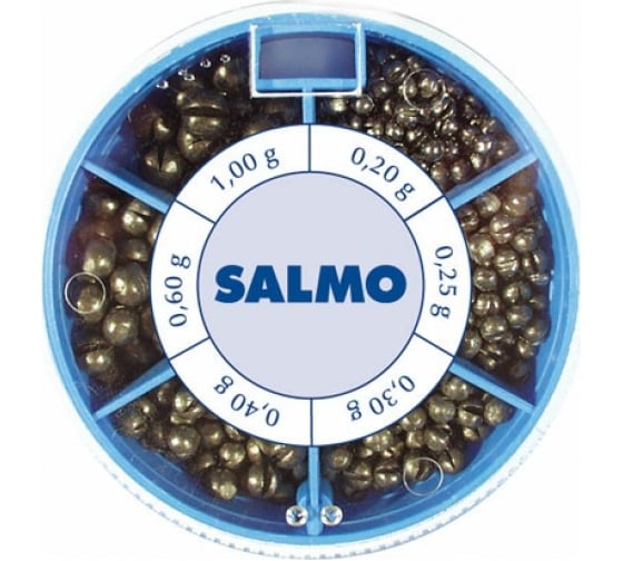 Набор грузил Salmo ДРОБИНКА PL 6 секций, стандартные 070г 1007-ST70