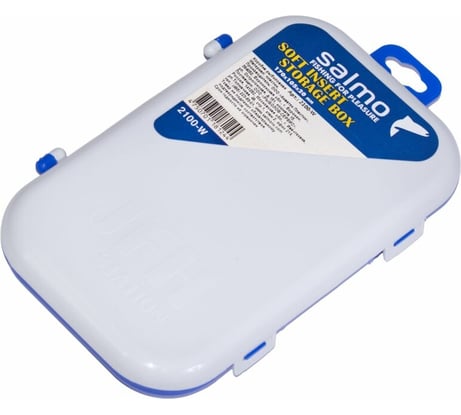 Зимняя пластиковая коробка для приманок Salmo с мягким вкладышем 2100-W