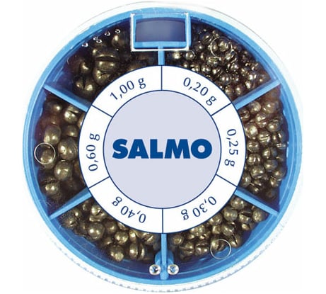 Набор грузил Salmo ДРОБИНКА PL 6 секций, стандартные 120г, 1007-ST120