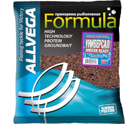 Зимняя готовая универсальная прикормка ALLVEGA Formula Winter Ready 0.5 кг GBFWR05-U 1