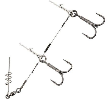 Стальные поводки Lucky John SSW, вертлюг и вертлюг с застежкой, 6 кг, 23 см, 1x7 7071-230