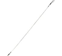 Стальные поводки Lucky John LJ Pro Series SSW AFW, вертлюг и застежка, d 0.46 мм, 18 кг, 30 см, 7х7, 3 шт. LJP6018-030