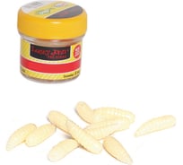 Искусственные съедобные насадки LUCKY JOHN LJ Pro Series MAGGOT, опарыш, 12 мм, 30 шт. 140202-001