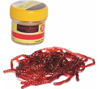 Искусственные съедобные насадки LUCKY JOHN LJ Pro Series EXTRA BLOOD WORM XL, мотыль, 160 шт. 140201-002