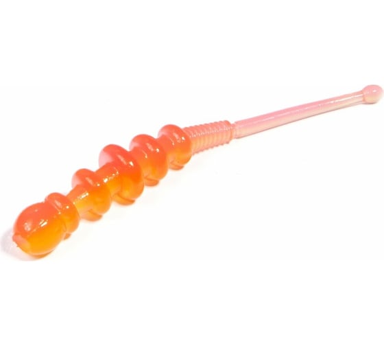 Съедобные искусственные слаги LUCKY JOHN LJ Pro Series TIPSY WORM, 2.8 дюйма (7.12 см), цвет T74, 8 шт. 140176-T74 1