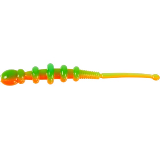 Съедобные искусственные слаги LUCKY JOHN LJ Pro Series TIPSY WORM, 2.3 дюйма (5.84 см), цвет T76, 12 шт. 140175-T76