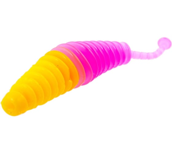 Съедобные искусственные слаги LUCKY JOHN LJ Pro Series TRICK WORM, 2.0 дюйма (5.0 см), цвет T95, 10 шт. 140160-T95