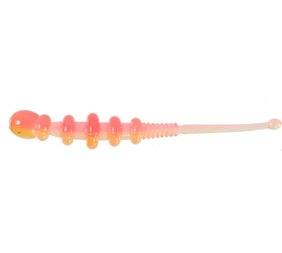 Съедобные искусственные слаги LUCKY JOHN LJ Pro Series TIPSY WORM, 2.3 дюйма (5.84 см), цвет T74, 12 шт. 140175-T74