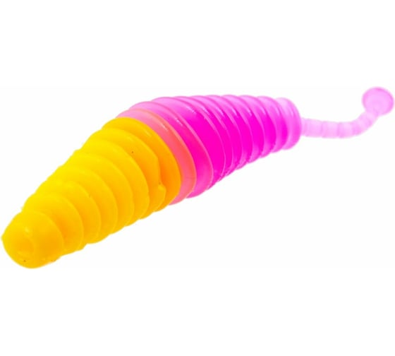 Съедобные искусственные слаги LUCKY JOHN LJ Pro Series TRICK WORM, 2.5 дюйма (6.35 см), цвет T95, 7 шт. 140177-T95 1