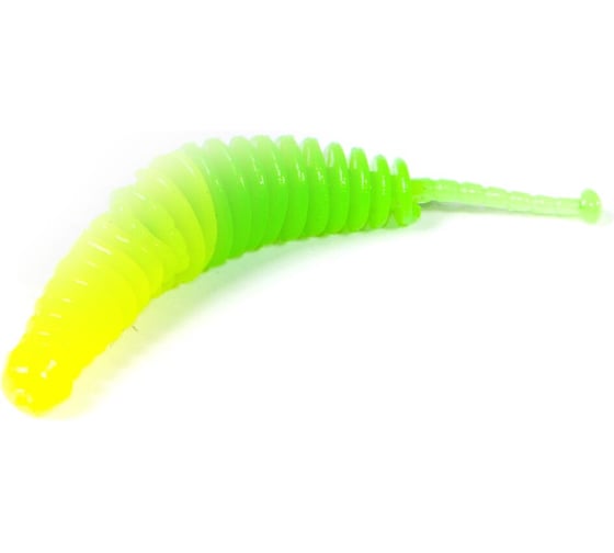Съедобные искусственные слаги LUCKY JOHN LJ Pro Series TRICK WORM, 2.0 дюйма (5.0 см), цвет T90, 10 шт. 140160-T90