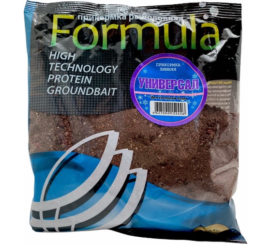 Зимняя прикормка ALLVEGA Formula Winter УНИВЕРСАЛЬНАЯ 0.5 кг GBFW05-U 1