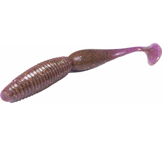 Съедобные искусственные виброхвосты LUCKY JOHN LJ Pro Series MEGAWORM, 4.0 дюйма, цвет S13, 5 шт. 140191-S13