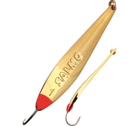 Зимняя вертикальная блесна Lucky John MODEL S-3, с впаянным крючком, цвет G, 6 г, блистер 8376-G