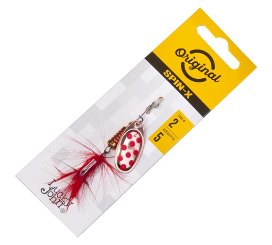 Вращающаяся блесна LUCKY JOHN SPIN X ROUND 02, цвет CR, 5.0 г LJSR02-CR 1